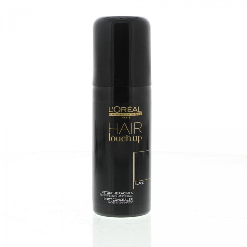 Juuksejuurte toonija L'Oreal Professionnel Hair Touch Up 75 ml, Must hind ja info | Juuksevärvid | kaup24.ee