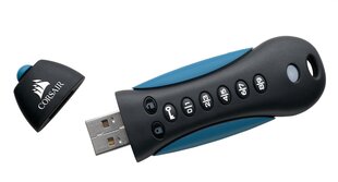 Mälupulk Corsair - PADLOCK 3 16GB USB3.0 keypad, Secure 256-bit hardware AES encryption hind ja info | Mälupulgad | kaup24.ee