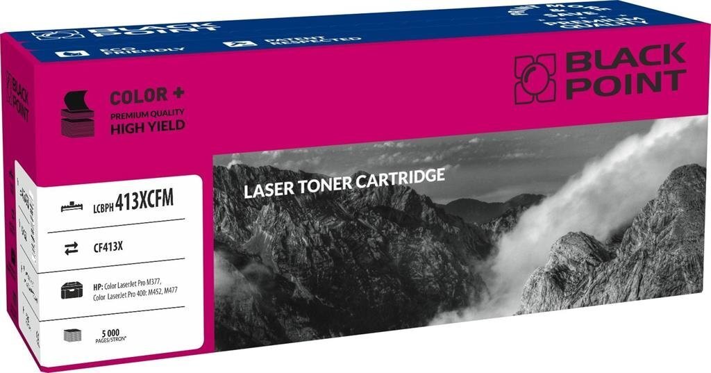 Toner Black Point LCBPH413XCFM | magenta | 5 000 pp | HP M377 / M452 / M477 цена и информация | Laserprinteri toonerid | kaup24.ee