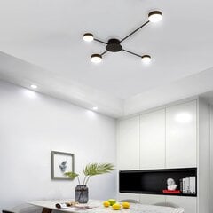 LED laevalgusti puldiga Splash 4, Black цена и информация | Потолочные светильники | kaup24.ee