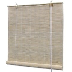 vidaXL naturaalsed bambusrulood 4 tk, 120 x 160 cm hind ja info | Voldikkardinad | kaup24.ee