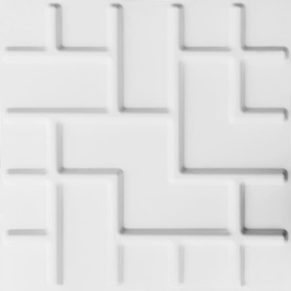 WallArt 3D-seinapaneelid, tetris, 12 tk, GA-WA16 hind ja info | Seinaplaadid | kaup24.ee