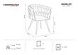 2-tooli komplekt Cosmopolitan Design Shirley, roheline цена и информация | Söögilaua toolid, köögitoolid | kaup24.ee