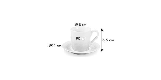 Tescoma myCOFFEE kohvitasside komplekt, 12-osaline hind ja info | Klaasid, tassid ja kannud | kaup24.ee