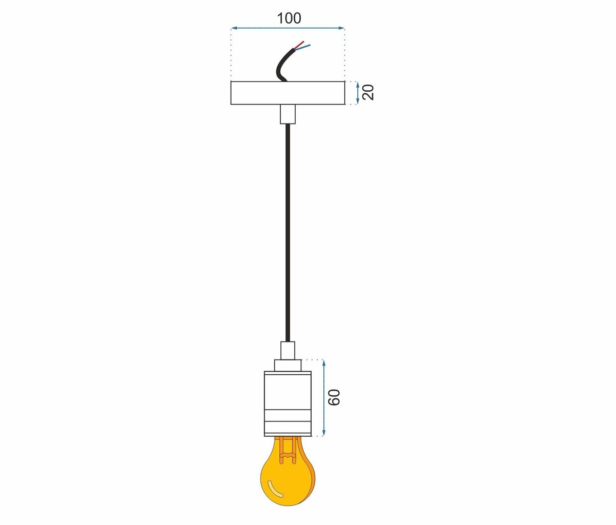 Rippvalgusti Atria A, Light Copper цена и информация | Rippvalgustid | kaup24.ee