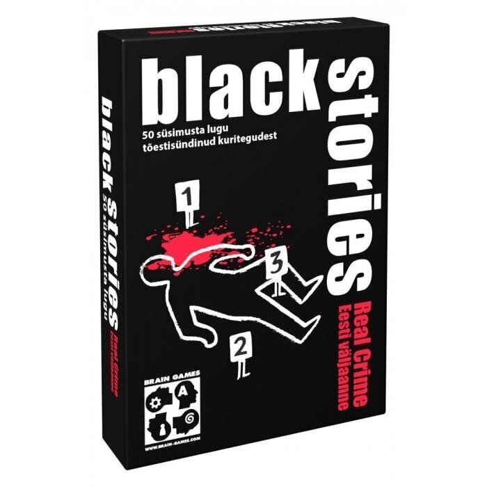 Lauamäng Brain Games Black Stories Real Crime. Tõelised kuriteod!, EE цена и информация | Lauamängud ja mõistatused | kaup24.ee