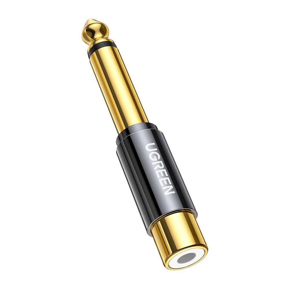 Ugreen adapter from 6.35 mm jack (male) to RCA (female) gold (AV169) hind ja info | Mobiiltelefonide kaablid | kaup24.ee