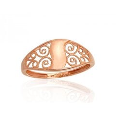 Золотое кольцо "Версаль VII" из красного золота 585 пробы 4752263002616 цена и информация | Кольцо | kaup24.ee