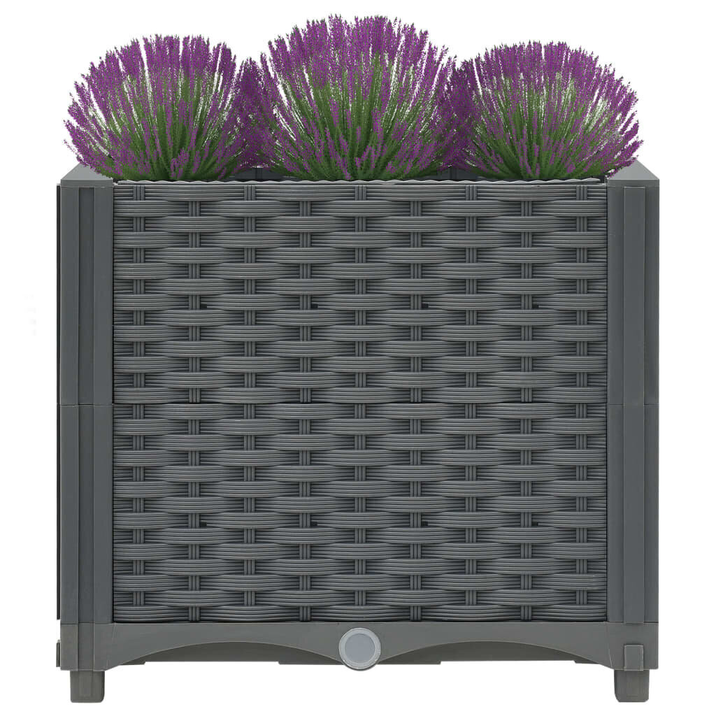 vidaXL taimekast 40 x 40 x 38 cm, polüpropüleen hind ja info | Lillekastid | kaup24.ee