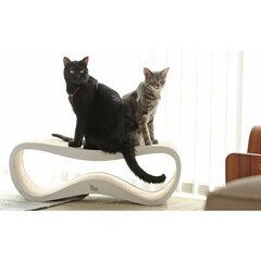 My Kotty kasside kraapimisalus LUI 75 x 25 x 25 cm, valge hind ja info | Kassi kraapimispuud | kaup24.ee