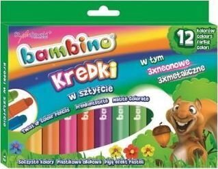 Bambino värvipliiatsid, 12tk цена и информация | Kirjatarbed | kaup24.ee