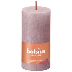 Bolsius sammasküünlad Shine 8 tk 100x50 mm vanaroosa hind ja info | Küünlad, küünlajalad | kaup24.ee