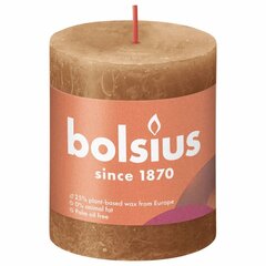 Bolsius sammasküünlad Shine 6 tk 80 x 68 mm vürtsipruun цена и информация | Свечи, подсвечники | kaup24.ee