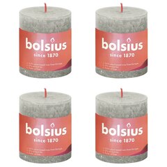 Bolsius sammasküünlad Shine 6 tk 80 x 68 mm liivahall hind ja info | Küünlad, küünlajalad | kaup24.ee