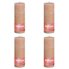 Bolsius sammasküünlad Shine 6 tk 190 x 68 mm roosa цена и информация | Свечи, подсвечники | kaup24.ee