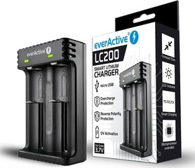 Зарядное устройство EverActive LC200 цена и информация | Зарядные устройства для элементов питания | kaup24.ee