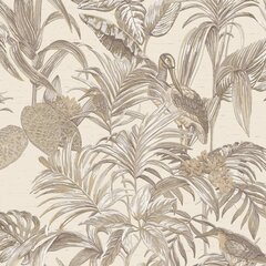 DUTCH WALLCOVERINGS tapeet "Bird-of-Paradise", kreemjas hind ja info | Tapeedid | kaup24.ee