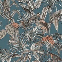 DUTCH WALLCOVERINGS tapeet "Bird-of-Paradise", sinine hind ja info | Tapeedid | kaup24.ee