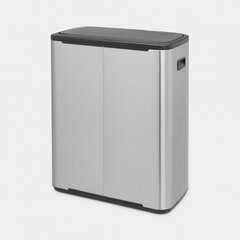 Мусорное ведро Brabantia, Bo Touch Bin 60L, матовая сталь FPP цена и информация | Мусорные баки | kaup24.ee