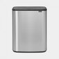 Prügikast, Bo Touch Bin 60 L Matt Steel FPP цена и информация | Prügikastid | kaup24.ee