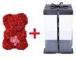 Roosikaru kinkekarbis Rose Bear, punane hind ja info | Muud kingitused | kaup24.ee