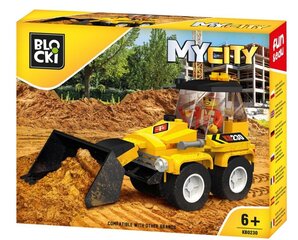 Konstruktor Blocki MyCity Mini Buldooser KB0230, 88tk hind ja info | Klotsid ja konstruktorid | kaup24.ee