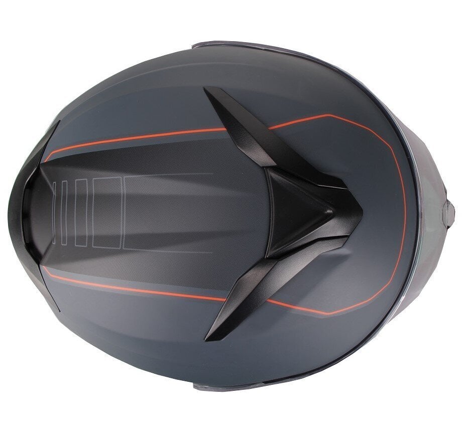Motokiiver Furio, tõstetava lõuaga, matt hall punane + tasuta kingitus hind ja info | Mootorratta kiivrid | kaup24.ee