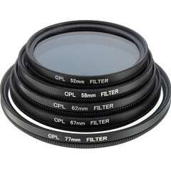 Polariseeriv filter cpl 55 mm Rise-uk hind ja info | Filtrid fotoaparaatidele | kaup24.ee