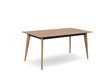 Pikendatav laud Windsor & Co Royal, 120x80 cm, pruun hind ja info | Köögi- ja söögilauad | kaup24.ee