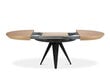 Pikendatav laud Windsor & Co Magnus 120 cm, pruun/must hind ja info | Köögi- ja söögilauad | kaup24.ee