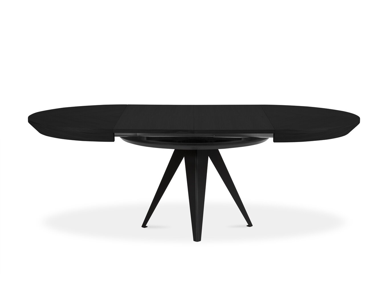 Pikendatav laud Windsor & Co Magnus 120 cm, must hind ja info | Köögi- ja söögilauad | kaup24.ee