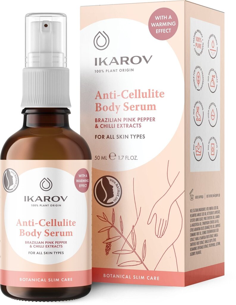 Tselluliidivastane seerum kehale Ikarov Anti-Cellulite, 50 ml hind ja info | Tselluliidivastane hooldus | kaup24.ee