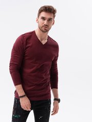 Рубашка с длинными рукавами L136, темно-красная цена и информация | Мужские футболки | kaup24.ee