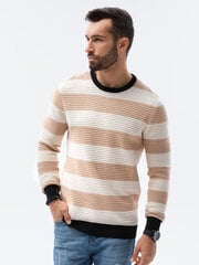 Мужской свитер Ombre E189, бежевый цена и информация | Мужские свитера | kaup24.ee