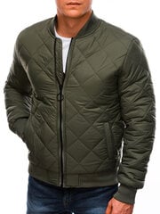 демисезонная куртка c531 - оливковая цена и информация | Мужские куртки | kaup24.ee