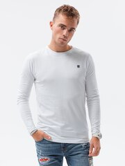 Рубашка с длинными рукавами L135, белая цена и информация | Мужские футболки | kaup24.ee
