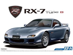 Сборная пластиковая модель Aoshima - Mazda FD3S RX-7 Spirit R Type B '02, 1/24, 06193 цена и информация | Конструкторы и кубики | kaup24.ee