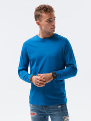 рубашка с длинными рукавами l138 - синяя цена и информация | Мужские футболки | kaup24.ee
