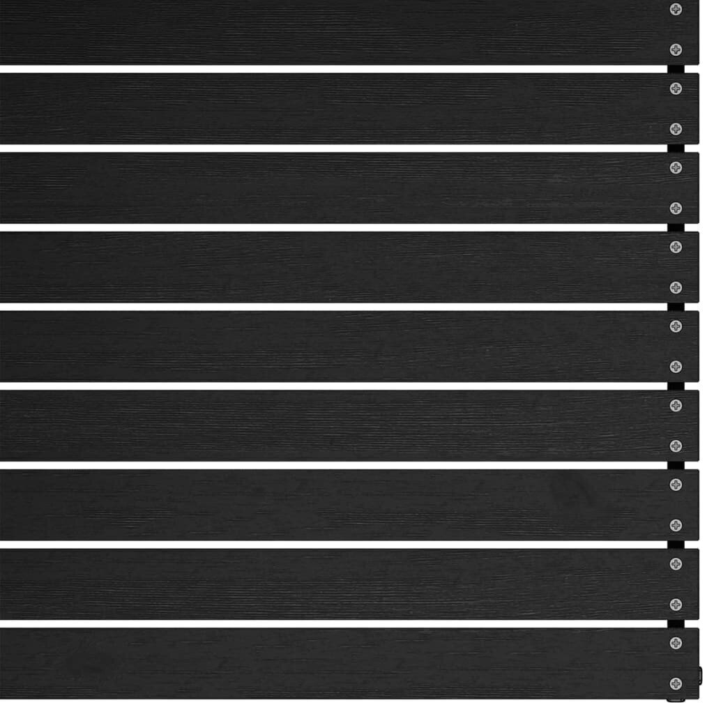 vidaXL aia nurgadiivan, must, männipuit hind ja info | Aiatoolid | kaup24.ee