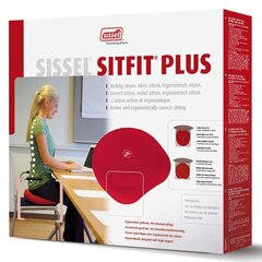 Подушка сиденья SISSEL® SITFIT® Plus, красная цена и информация | Balansinės pagalvės | kaup24.ee