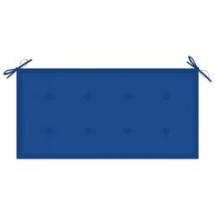 vidaXL aiapingi istmepadi, sinine, 100 x 50 x 3 cm, kangas hind ja info | Toolipadjad ja -katted | kaup24.ee