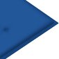 vidaXL aiapingi istmepadi, sinine, 150 x 50 x 3 cm, kangas hind ja info | Toolipadjad ja -katted | kaup24.ee