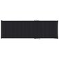 vidaXL lamamistooli padi, must, 200 x 60 x 3 cm, kangas hind ja info | Toolipadjad ja -katted | kaup24.ee