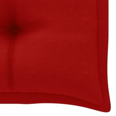 vidaXL istmepadi aiakiigele, punane, 100 cm, kangas цена и информация | Подушки, наволочки, чехлы | kaup24.ee