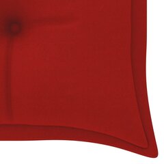 vidaXL istmepadi aiakiigele, punane, 150 cm, kangas цена и информация | Подушки, наволочки, чехлы | kaup24.ee