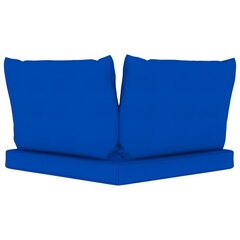 vidaXL euroaluse istmepadjad 3 tk, sinine, kangas hind ja info | Toolipadjad ja -katted | kaup24.ee
