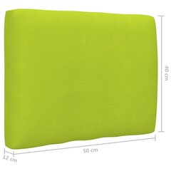 vidaXL euroalustest diivani padi, erkroheline 50 x 40 x 10 cm цена и информация | Подушки, наволочки, чехлы | kaup24.ee