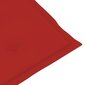 vidaXL Lamamistooli istmepadi, punane, (75 + 105) x 50 x 3 cm цена и информация | Toolipadjad ja -katted | kaup24.ee