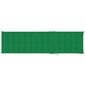 vidaXL lamamistooli padi, roheline, 200 x 50 x 3 cm, kangas hind ja info | Toolipadjad ja -katted | kaup24.ee