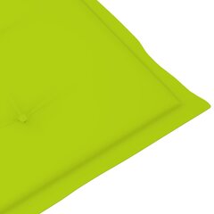 vidaXL aiatooli istmepadjad 6 tk, erkroheline, 100 x 50 x 3 cm цена и информация | Подушки, наволочки, чехлы | kaup24.ee